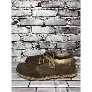 El Naturalista Brown Leather Oxfords Lace Up Sneakers Shoes Men’s Sz 44EU/11M US